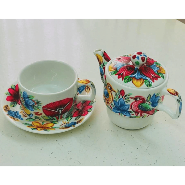 Ceramic tea set
