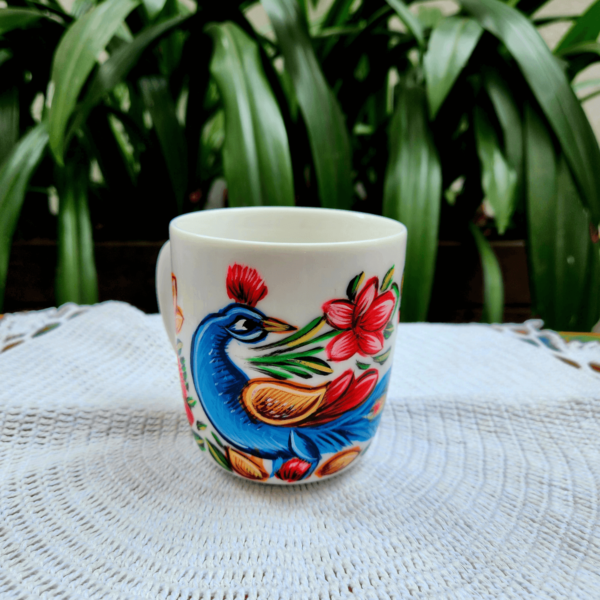 White ceramic mug