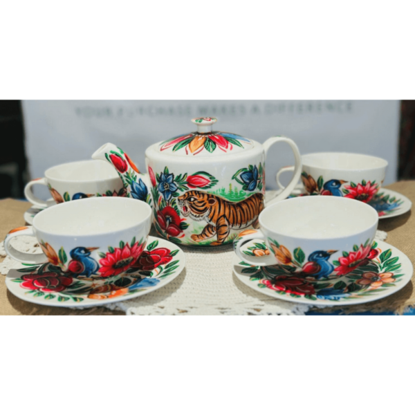 White Ceramic Tea Set